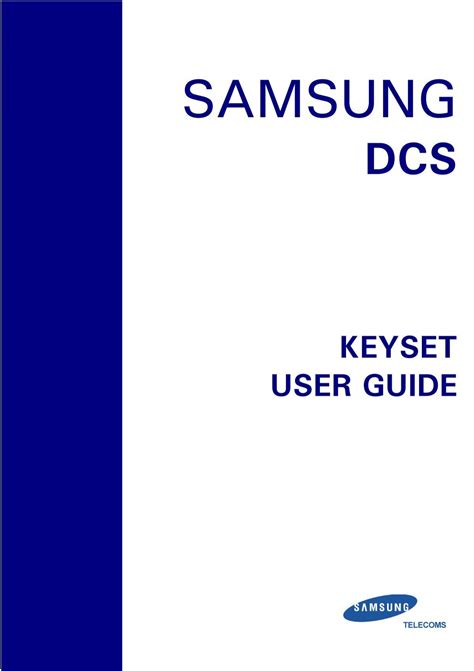 samsung dcs user manual Doc