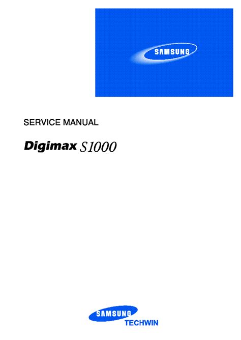 samsung digimax 1000 manual Doc