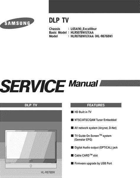 samsung dlp parts manual Reader