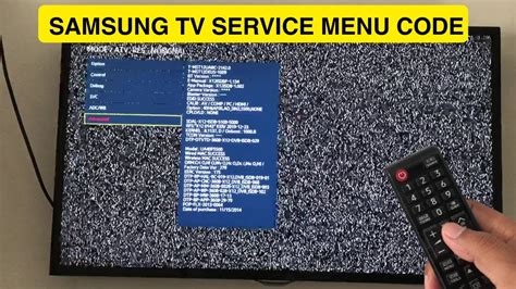 samsung dlp service menu code Doc