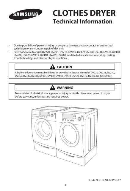 samsung dv331agw dryers owners manual Epub