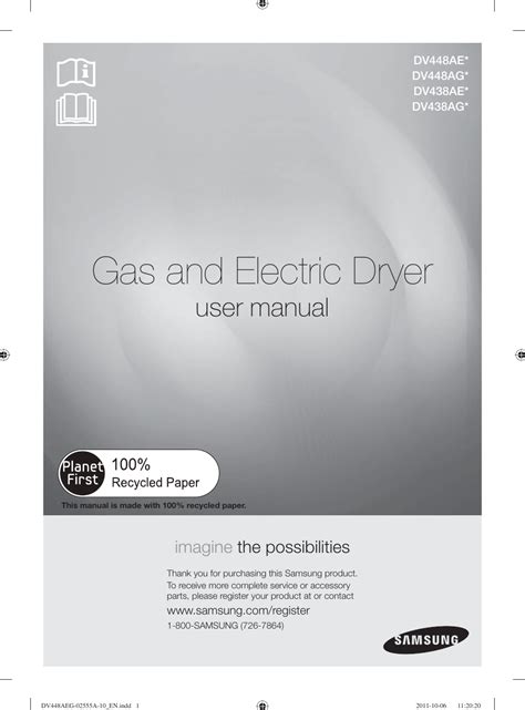 samsung dv448ag dryers owners manual Reader