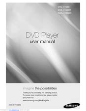 samsung dvd h1080 dvd players owners manual Kindle Editon