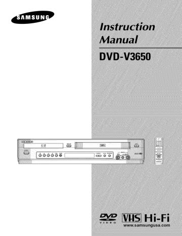 samsung dvd player instruction Doc