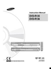 samsung dvd r135 dvd players owners manual Reader