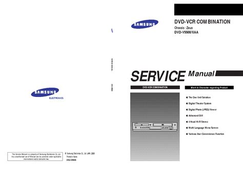 samsung dvd v5500 service manual Kindle Editon