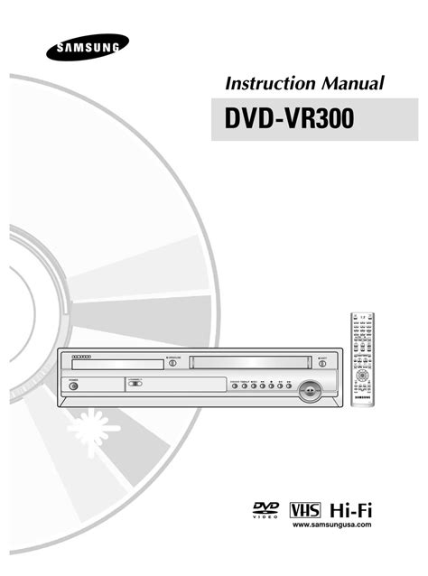 samsung dvd vr300e dvd players owners manual Epub