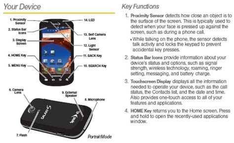 samsung epic 4g manual programming PDF