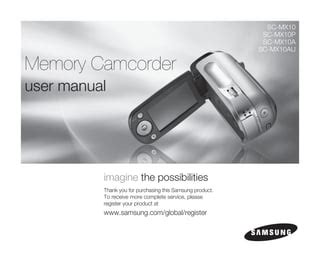 samsung flash memory camcorder manual PDF