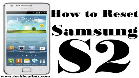 samsung galaxy s2 factory reset without password Epub