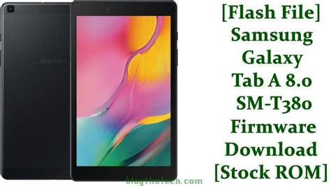 samsung galaxy tab8 sm-t380 firmware