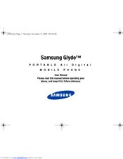 samsung glyde manual pdf Kindle Editon