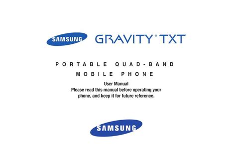 samsung gravity smartphone manual Doc