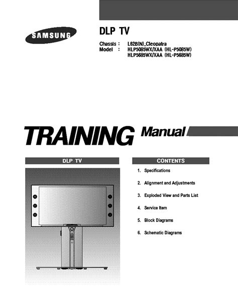 samsung hl p5685w tvs owners manual Reader