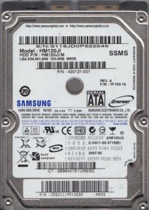 samsung hm120ji storage owners manual PDF