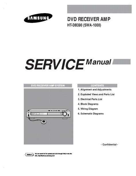 samsung ht db390 home theater systems owners manual PDF