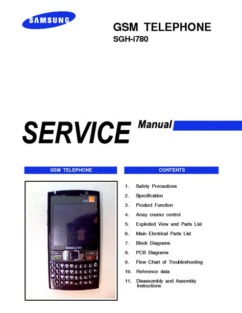 samsung i780 user manual PDF
