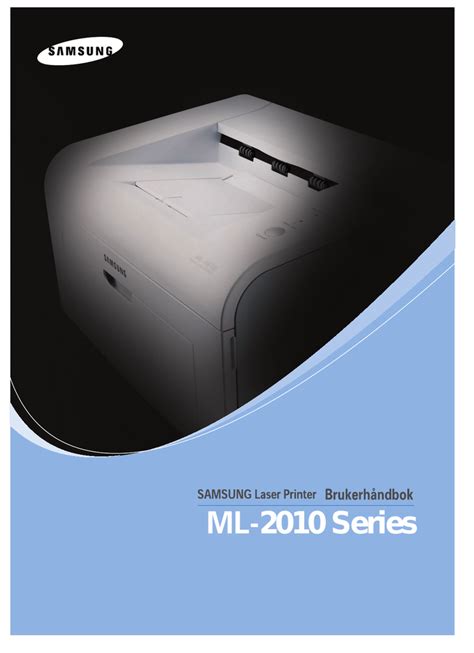 samsung ml 2010r printers owners manual PDF