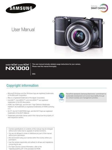 samsung nx1000 user manual Kindle Editon