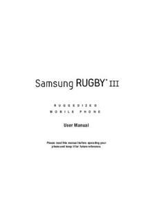 samsung rugby 3 instructions manual Reader