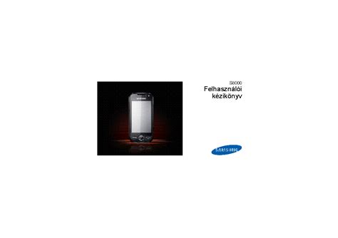 samsung s8000 manual guide instructions Doc