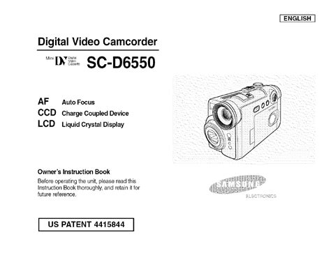 samsung sc d6550 camcorders owners manual Epub