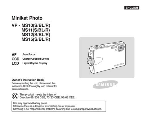 samsung sc ms15 camcorders owners manual Reader