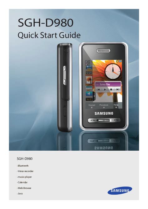 samsung sch a120w cell phones owners manual PDF