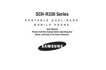 samsung sch b330 cell phones owners manual Reader