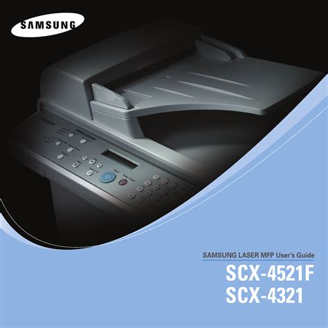 samsung scx 4521fg multifunction printers accessory owners manual Kindle Editon