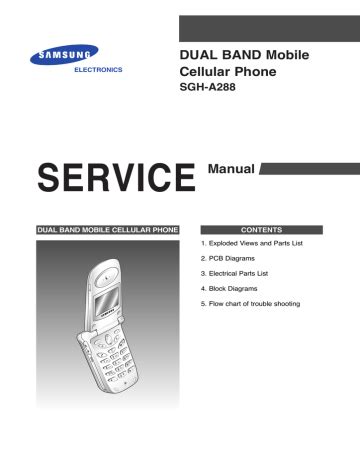 samsung sgh a288 cell phones owners manual PDF