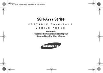samsung sgh a777 manual download Kindle Editon