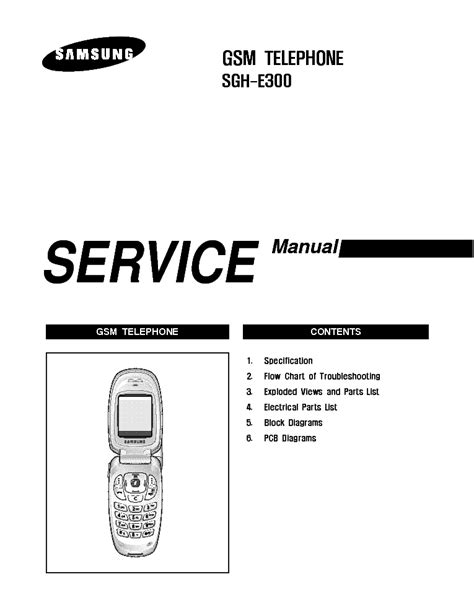 samsung sgh e300 cell phones owners manual Reader