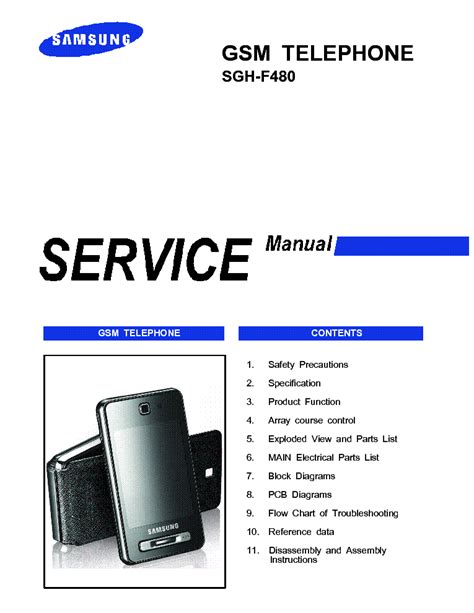 samsung sgh f480 cell phones accessory owners manual Epub