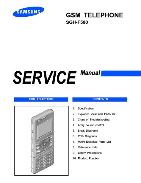 samsung sgh f500 cell phones owners manual Epub