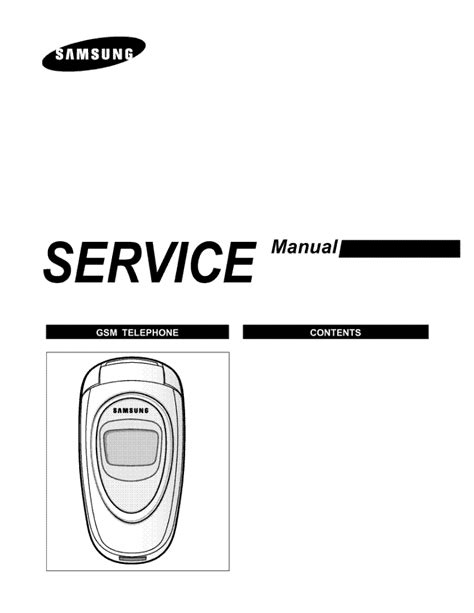 samsung sgh x460mss cell phones owners manual PDF