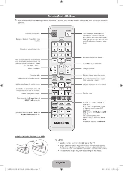 samsung smart tv manual download PDF