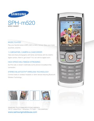 samsung sph m520 owners manual Kindle Editon