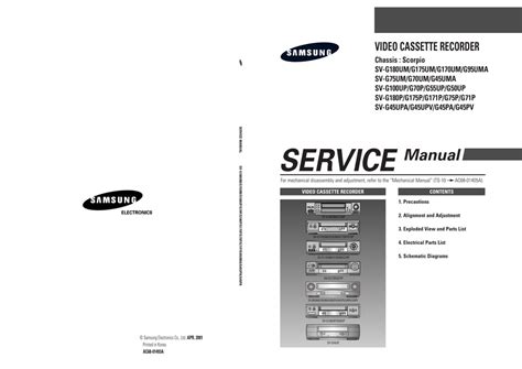 samsung sv k80um vcrs owners manual Epub