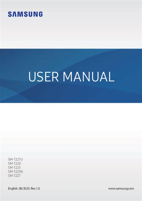 samsung tablet user manuals PDF