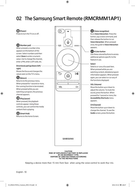 samsung tv remote manual PDF