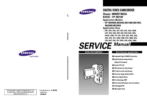 samsung vp m2200s camcorders owners manual Reader