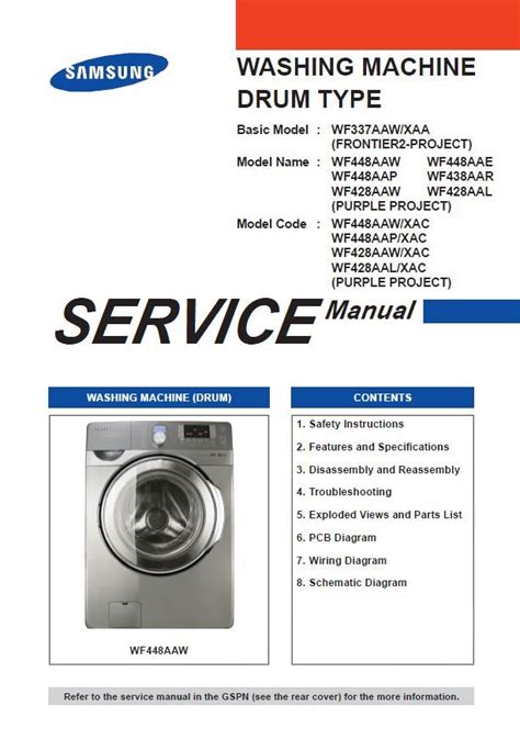 samsung washing machine manual