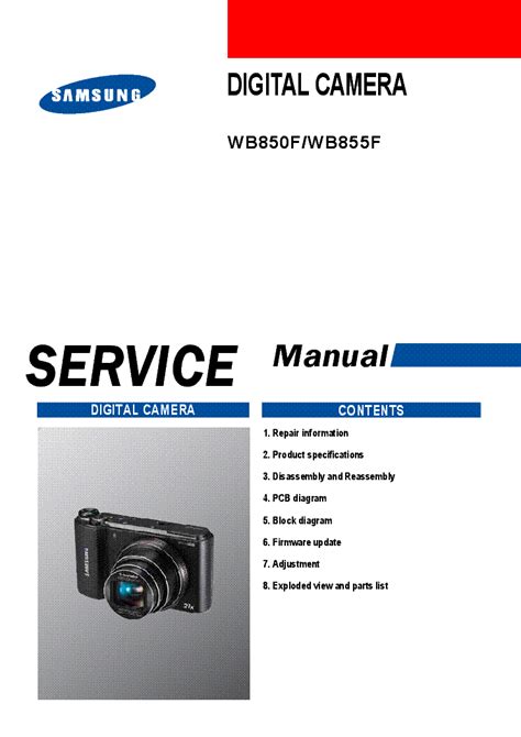 samsung wb850f wb855f service manual repair g Reader