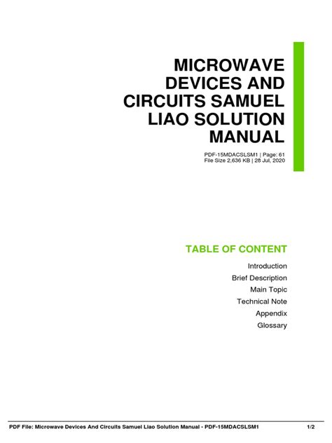 samuel liao solution manual pdf Epub