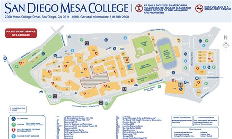 san diego mesa map