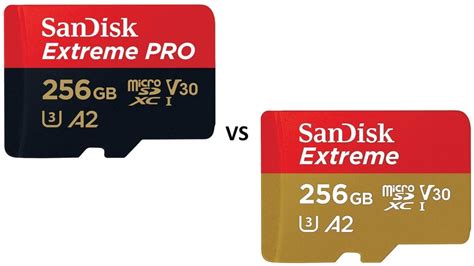 sandisk extreme vs extreme pro