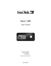 sansa c250 manual download Epub