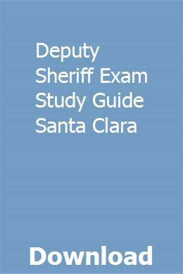 santa clara sheriff exam study guide Kindle Editon