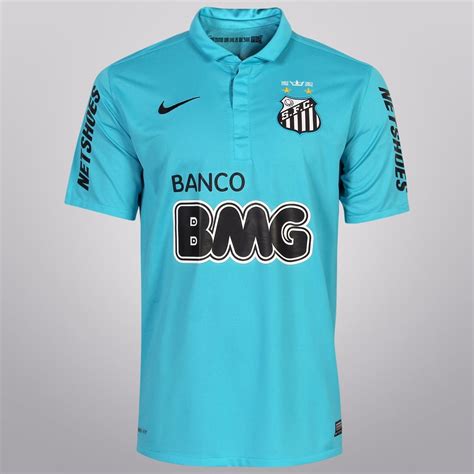 santos camisa azul